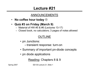 Lecture #21