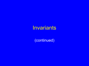 Geometric invariance (conclusion) and photometric invariance.