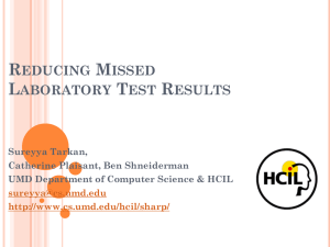 Electronic Health Record Interfaces: Reducing Missed Lab Results