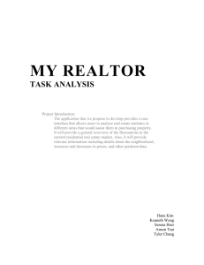 Real Estate App Task Analysis: User Needs & Research