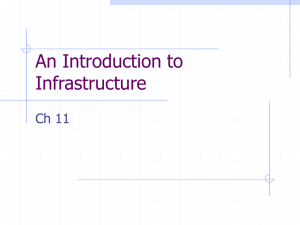 Introduction to Data Warehouse Infrastructure (Kimball Ch 11)