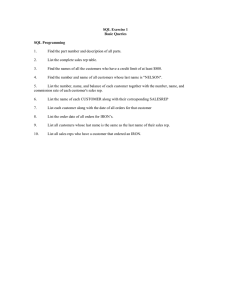 SQL Exercise 1 Basic Queries  SQL Programming