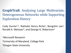 GraphTrail: Heterogeneous Networks while Supporting Exploration History