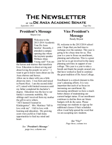 Newsletter Fall 2013