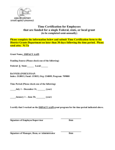 Time Certification for Employees