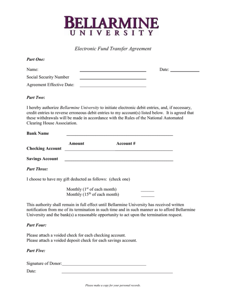 electronic-fund-transfer-agreement