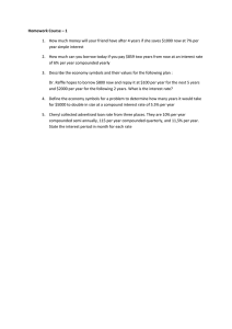 Homework Course – 1