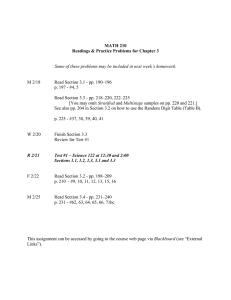 Readings for Chapter 3