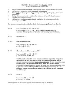 Homework #10
