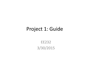 EE232 Project 1 Guide: Sentaurus Simulation
