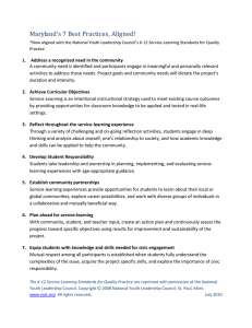 Maryland’s 7 Best Practices, Aligned!