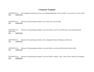 Comments Template