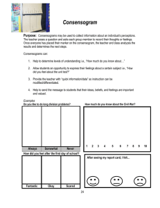 How to Use Consensograms