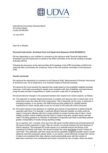 UDVA_Financial Instruments Amortised Cost and Impairment_Comment Letter.doc