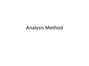 Analysis Method