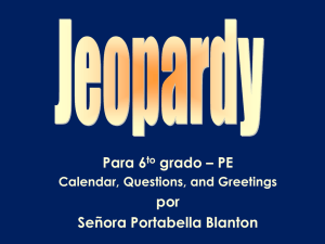 Jeopardy Gr6 - 1