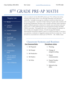 8 GRADE PRE-AP MATH TH
