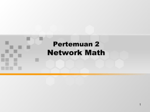 Network Math Pertemuan 2 1