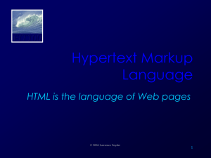 Lec 4 HTML