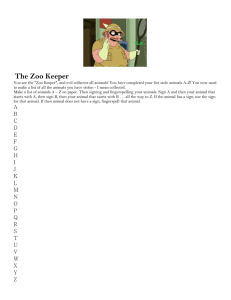 The Zoo Keeper