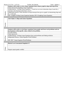 week of 11/17 - 11/21