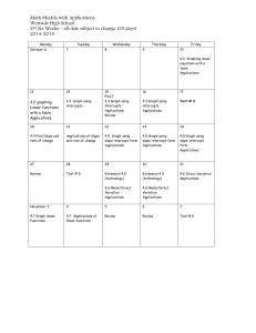 2nd Six Weeks Calendar