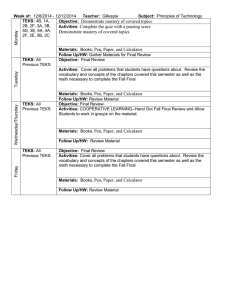 Demonstrate mastery of covered topics