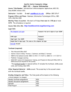 Course Basic Information Sheet