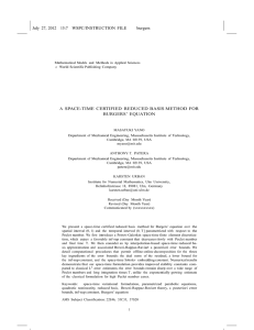 A SPACE-TIME CERTIFIED REDUCED BASIS METHOD
