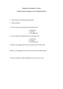 Vikram University Employee Feedback Report