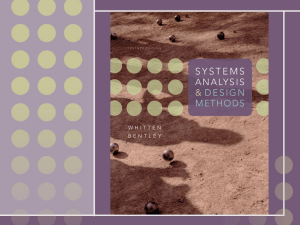 Information Systems Development: Process & Principles