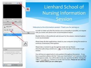 Lienhard School of Nursing Information Session