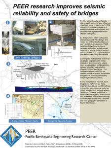 PEER research improves seismic reliability and safety of bridges