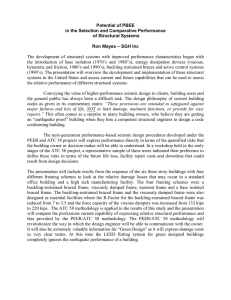 Potential of PBEE in the Selection and Comparative Performance of Structural Systems