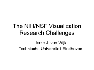 The NIH/NSF Visualization Research Challenges Jarke J. van Wijk Technische Universiteit Eindhoven