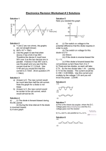 Revision Sheet 1 Solutions
