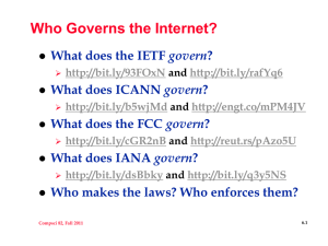 Who Governs the Internet? govern
