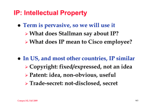 IP: Intellectual Property