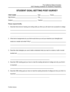 Student Post Survey