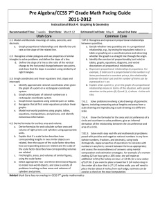 Block 4 Pacing Guide