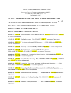 Received by the Graduate Council—December 3, 2007  G C