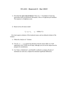 STA 4211 Homework 1: Spot Removal Analysis