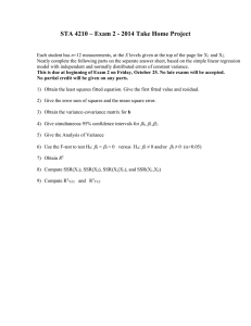 Exam 2 Take-Home Portion