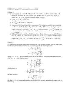 ENEE312H Spring 2002 Solutions to Homework Set 1  Problem 1: