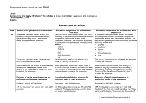 Assessment Schedule (DOC, 80KB)