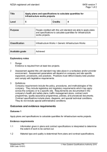 NZQA registered unit standard 6450 version 7  Page 1 of 2