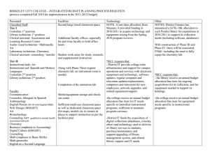 BCC Fall 10 resource needs