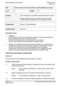 NZQA registered unit standard 17353 version 5  Page 1 of 2