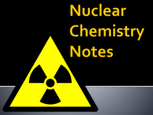 nuclear chemistry notes 1