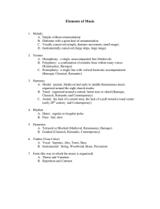 Elements of Music Handout